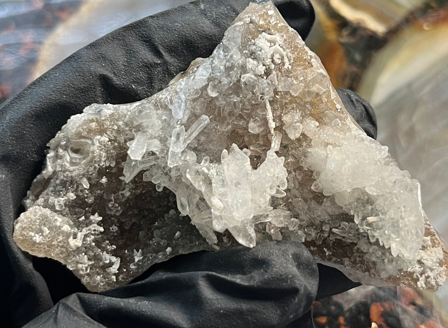 Brazil Zeolite Amethyst Flower Cluster • Crystal Rosette • Rare Brazilian Zeolite Formation • Cleansing & Healing Crystal