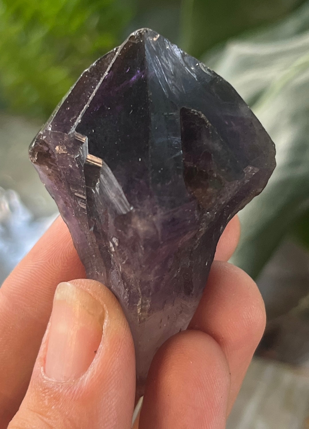 Deep Purple Amethyst Point | Raw Quartz Crystal Specimen