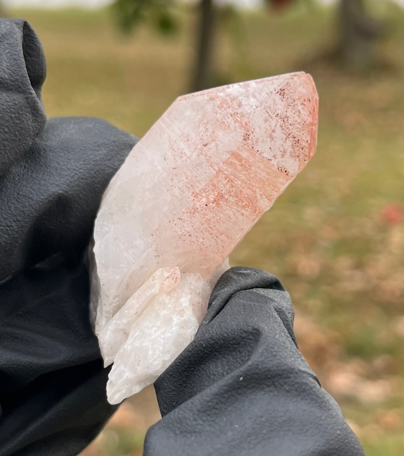 Rare Pink Lithium Quartz Crystal Point | Brazilian Quartz | Self-Love & Peace Stone