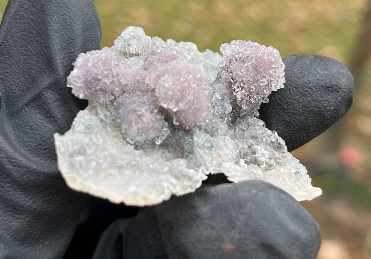 Brazilian Zeolite Crystal Formation - Gentle Healing Crystal for Clarity and Meditation - Unique Collector Display Piece