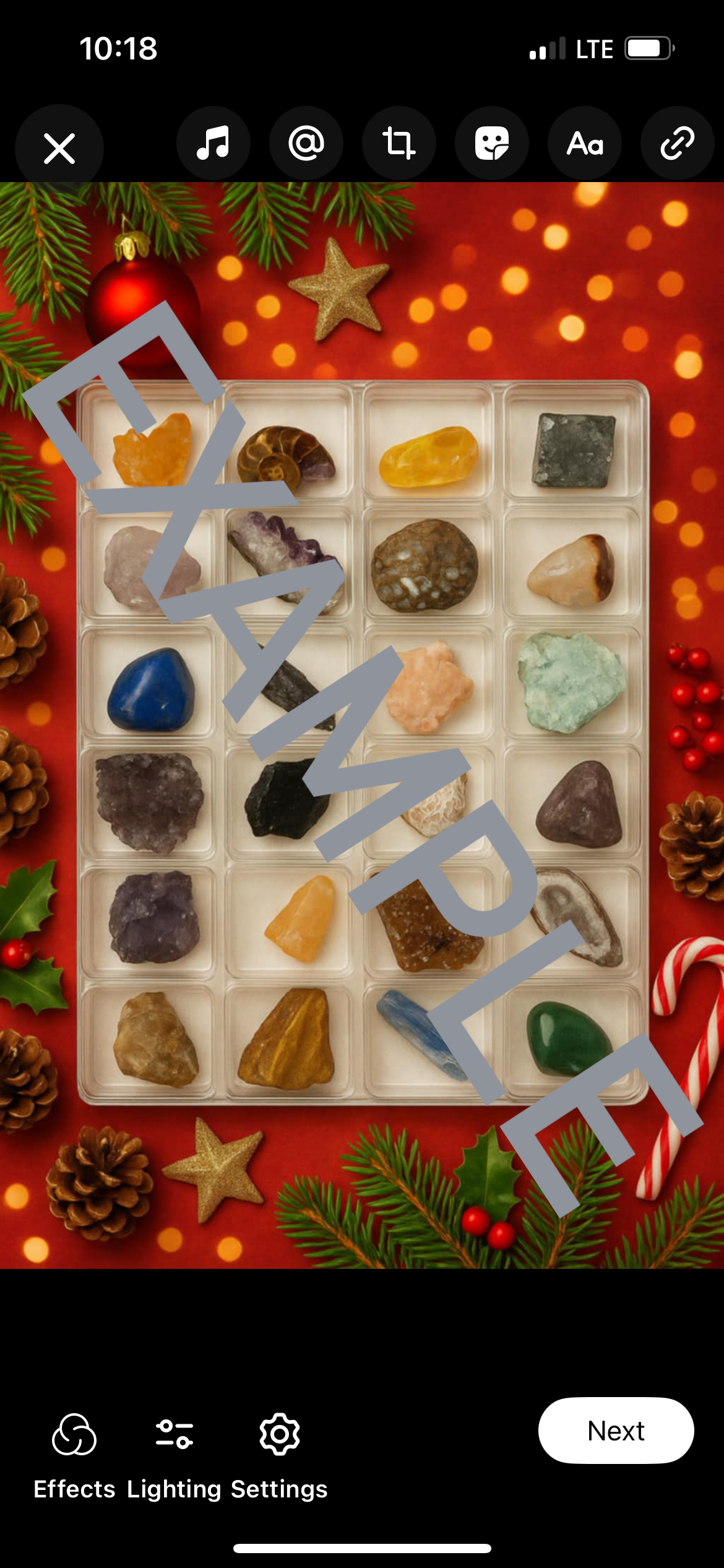 Crystal Advent Calendar – 24 Natural Gemstones & Minerals Holiday Gift Set