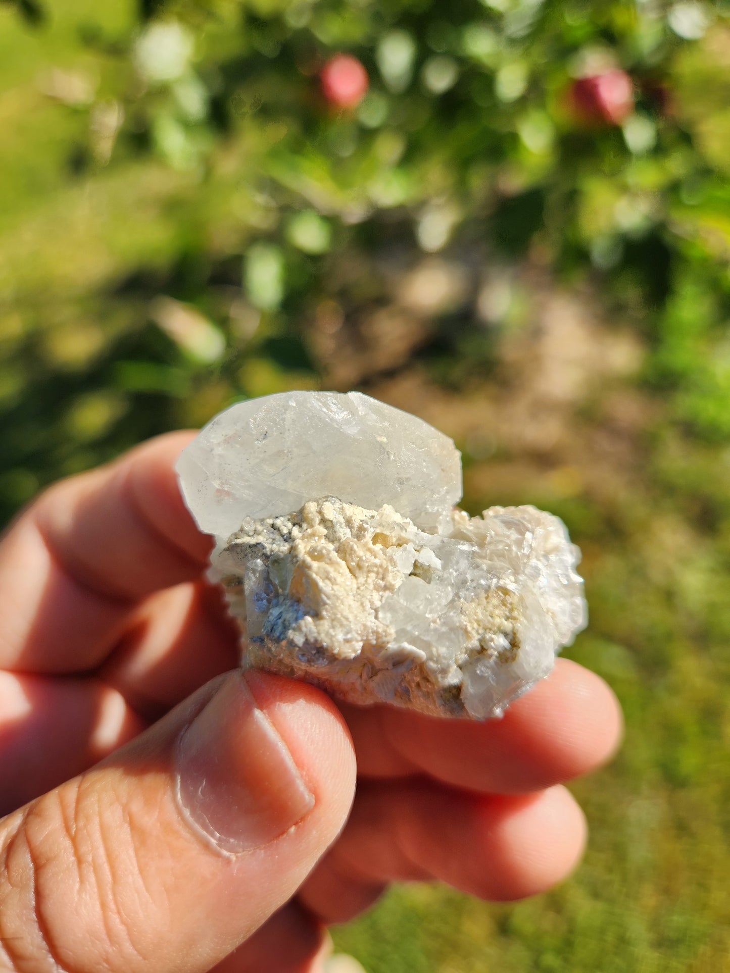 Stunning Gem Quality Aquamarine Crystal with Mica - Communication Calm Balance