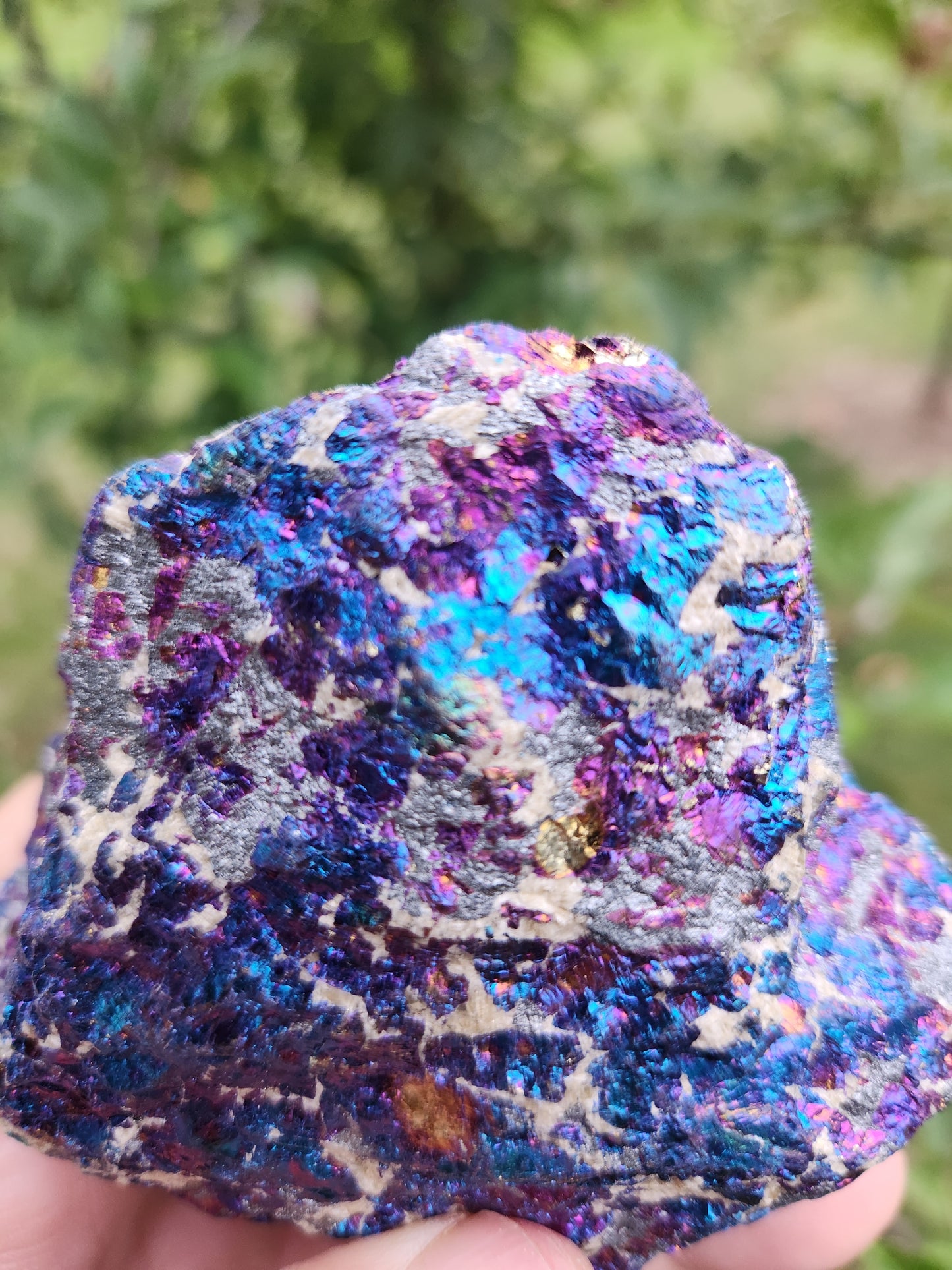 Natural Peacock Ore | Bornite - Stone of Happiness and Joy , Energy Transformation and Chakra Alignment.