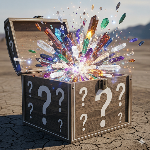 Crystal Surprise Box ($100+ Value) – Premium Mystery Box of Crystals, Fossils, Minerals & Gemstones | Raw Stones, Towers, Hearts, Spheres & Carvings