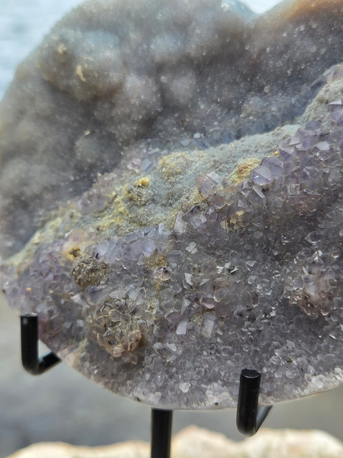 Amethyst heart back angle