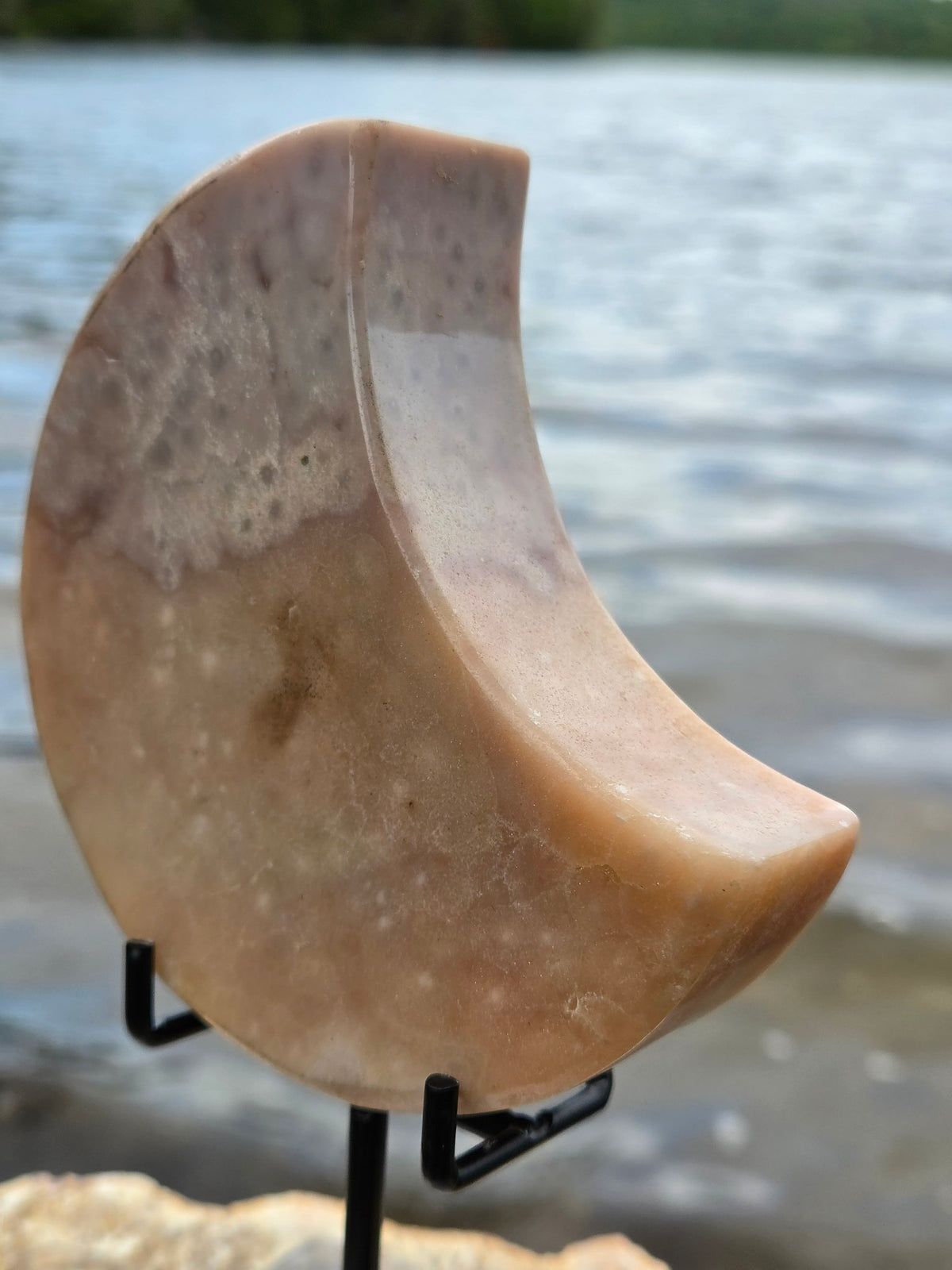 Pink amethyst moon profile