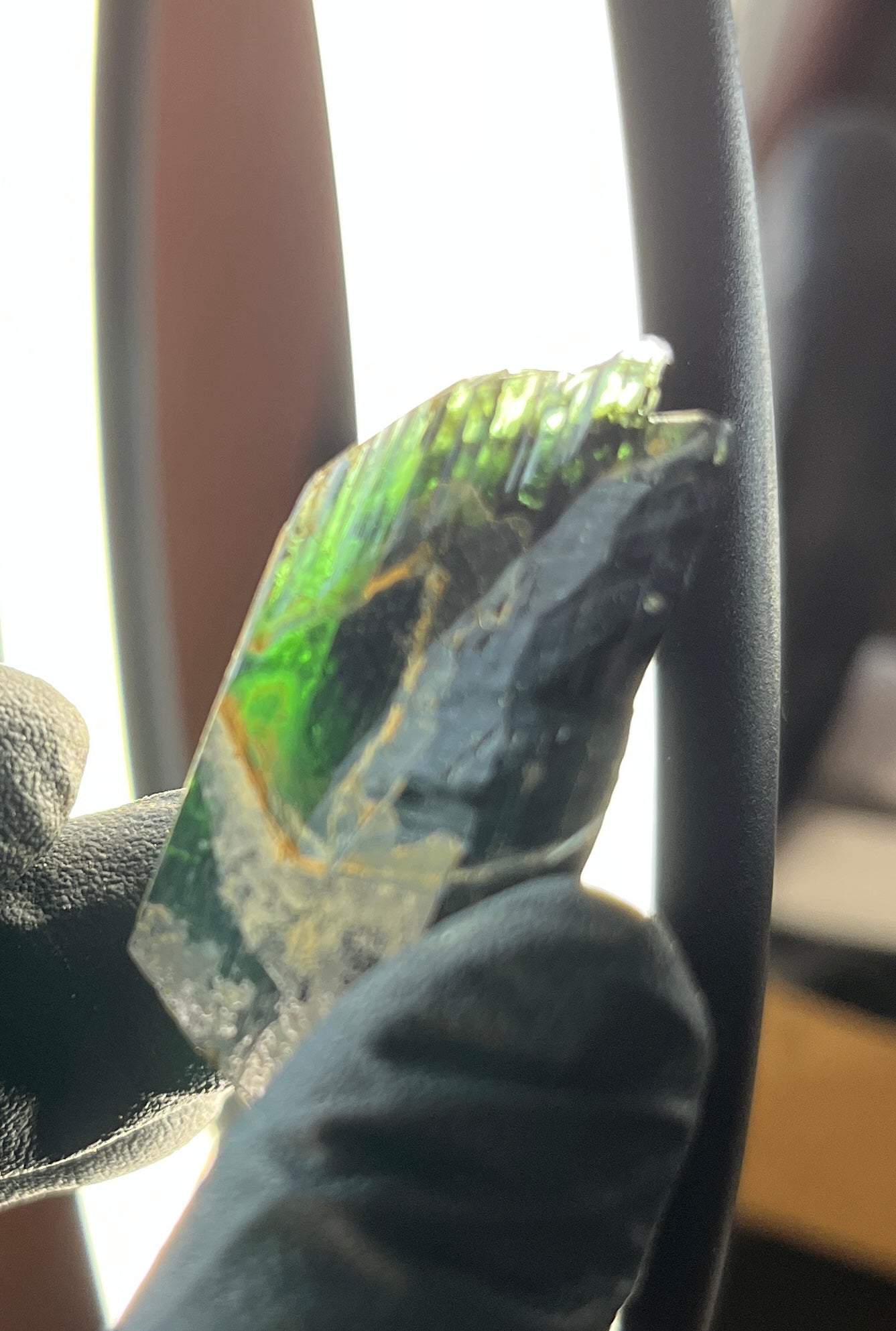 Vivianite Crystal from Brazil | Rare Dark Green Mineral Specimen for Self-Reflection & Insight