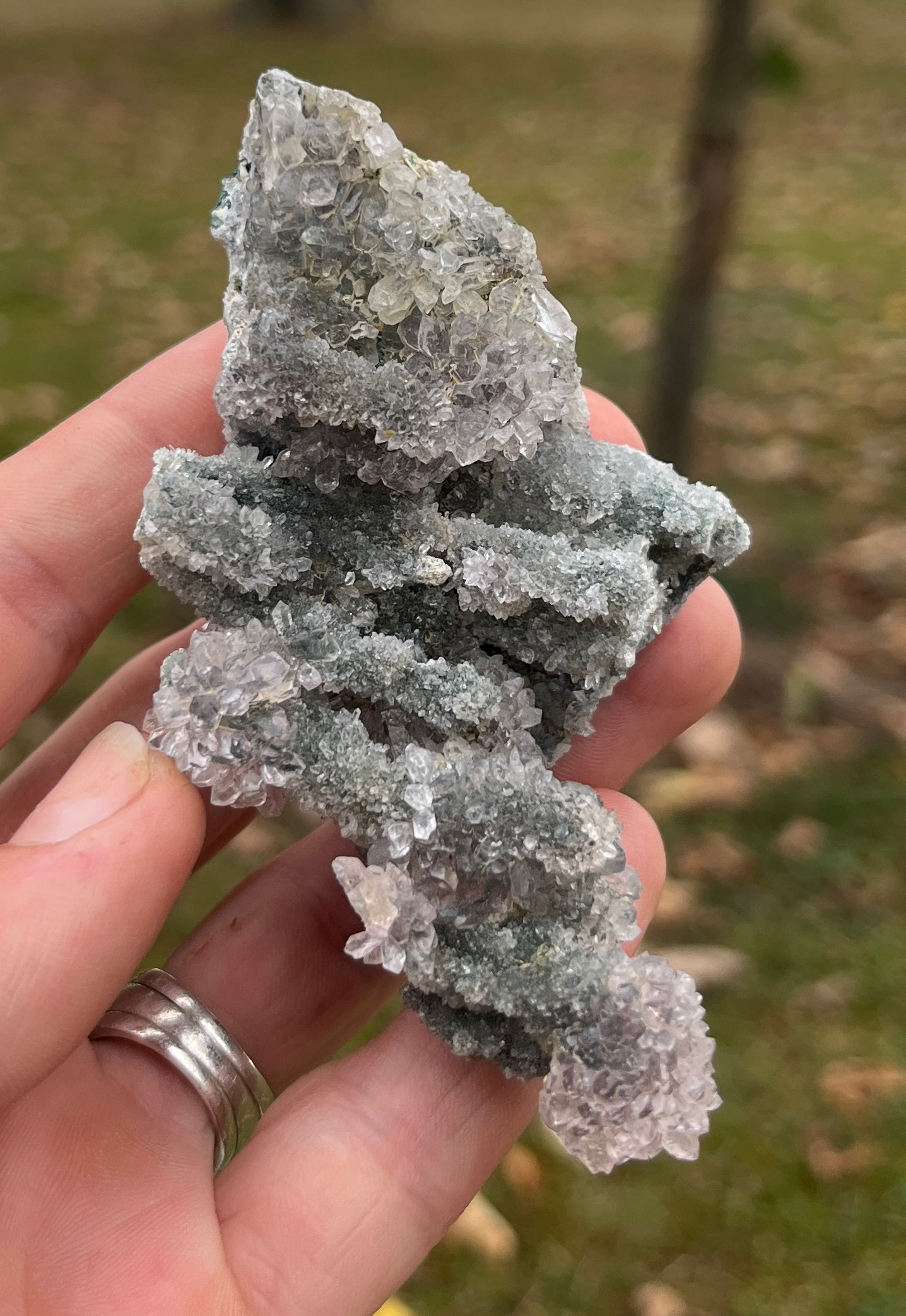 Rare Zeolite Mineral Flower Cluster from Brazil | Botryoidal Quartz Collector Specimen