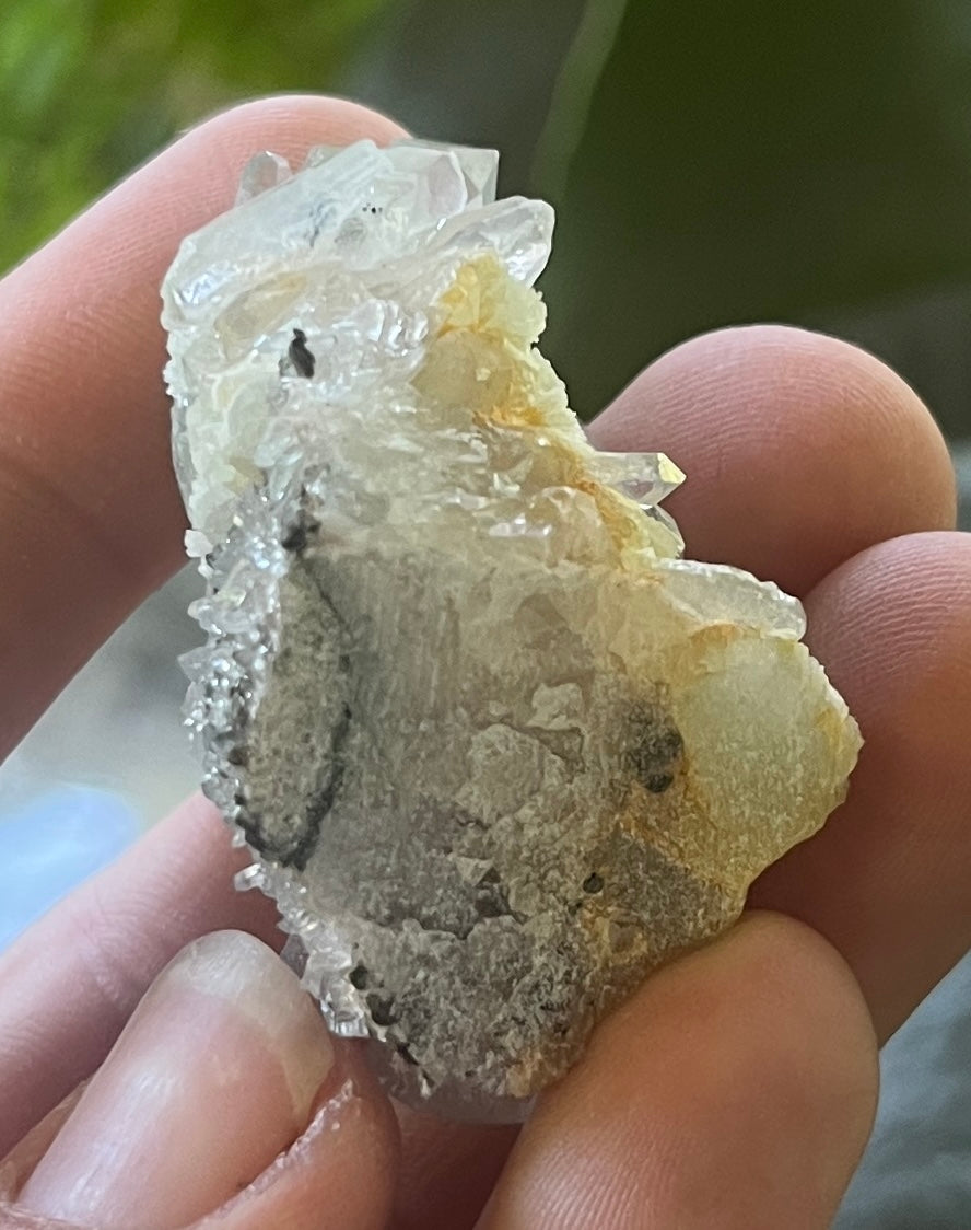 Prehnite with quartz Crystals  – Stone of Healing & Inner Peace