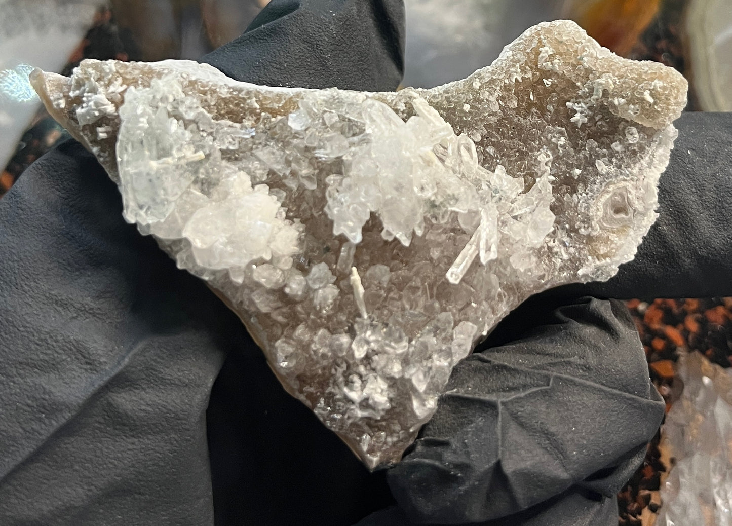 Brazil Zeolite Amethyst Flower Cluster • Crystal Rosette • Rare Brazilian Zeolite Formation • Cleansing & Healing Crystal