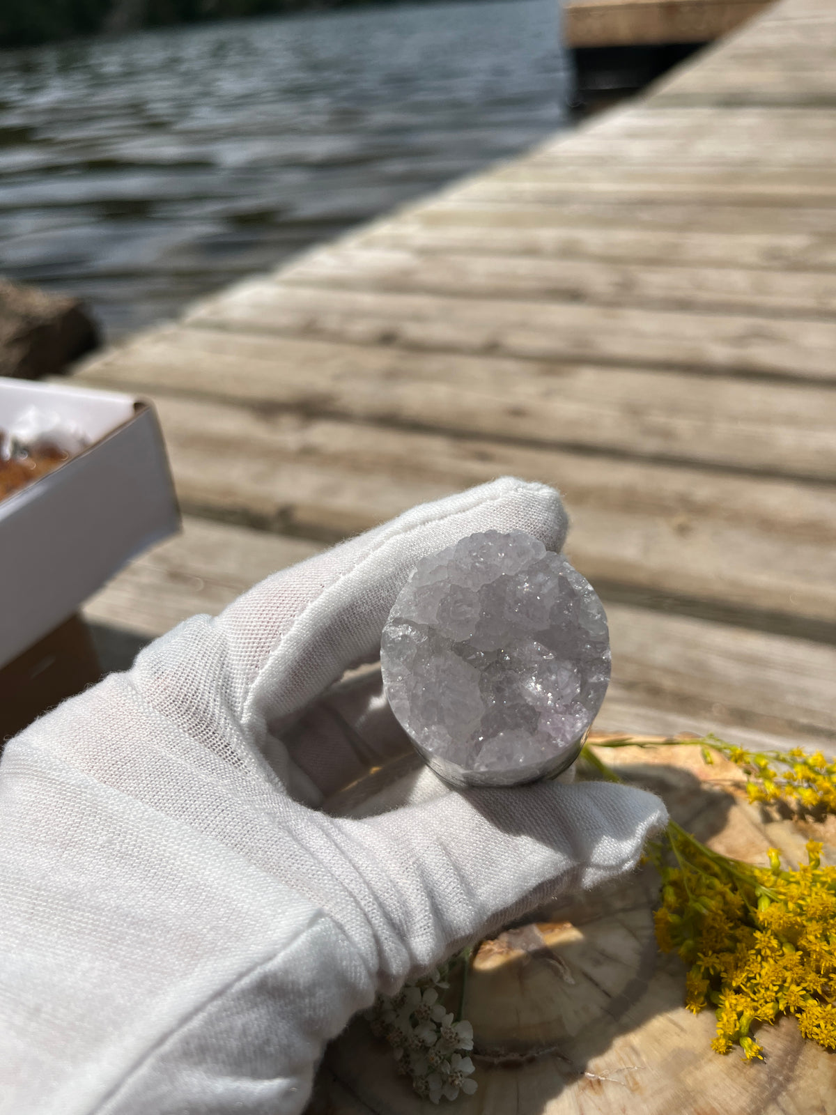 Raw Amethyst Core Specimen – Natural Cylindrical Quartz Crystal Cluster