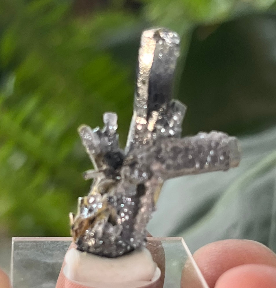 Stibnite With Fluorite Blade | Uv Reactive Crystal Specimen