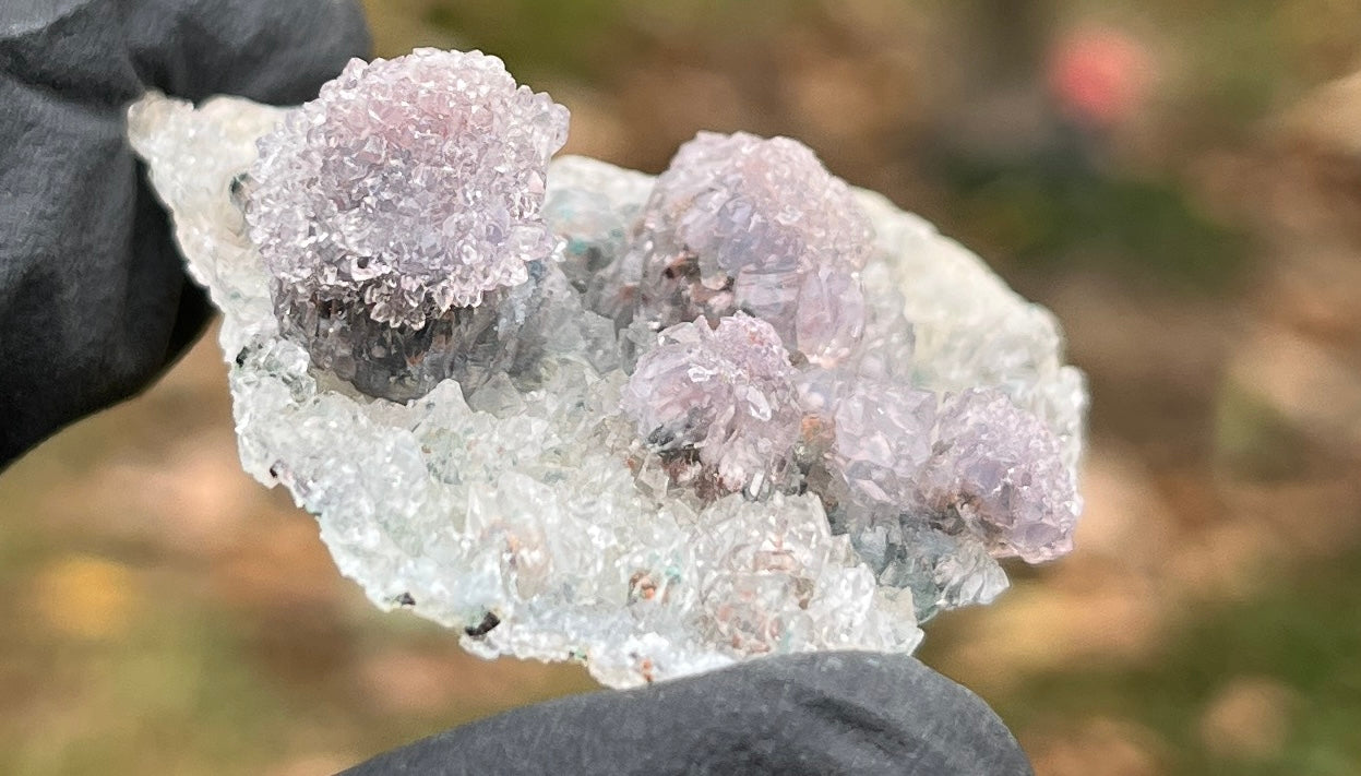 Brazilian Zeolite Crystal Formation - Gentle Healing Crystal for Clarity and Meditation - Unique Collector Display Piece