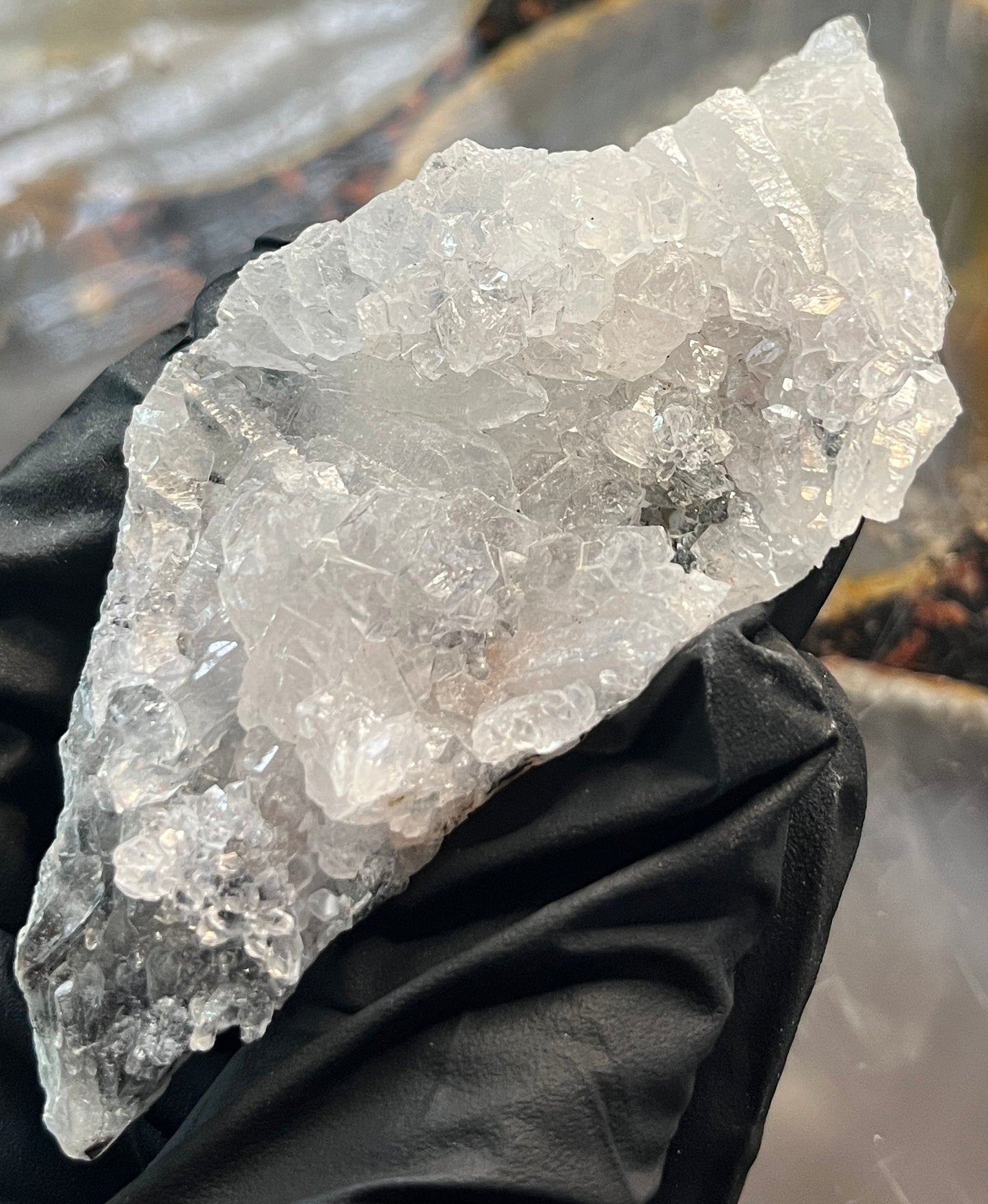 Brazil Zeolite Amethyst Flower Cluster • Lavender Crystal Rosette • Rare Brazilian Zeolite Formation • Cleansing & Healing Crystal