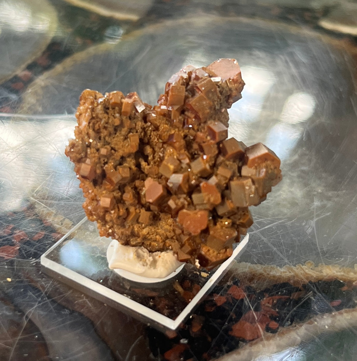 Vanadinite Crystal Cluster - Powerful Grounding & Physical Energy.