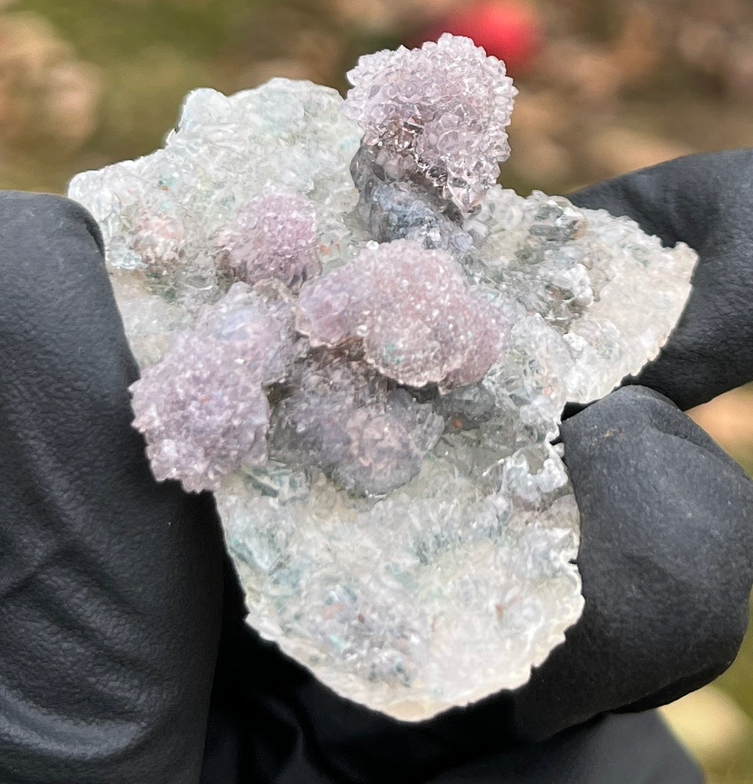 Brazilian Zeolite Crystal Formation - Gentle Healing Crystal for Clarity and Meditation - Unique Collector Display Piece