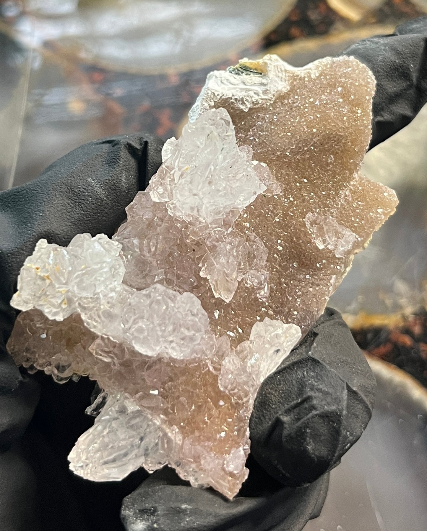 Brazil Zeolite Amethyst Flower Cluster • Crystal Rosette • Rare Brazilian Zeolite Formation • Cleansing & Healing Crystal