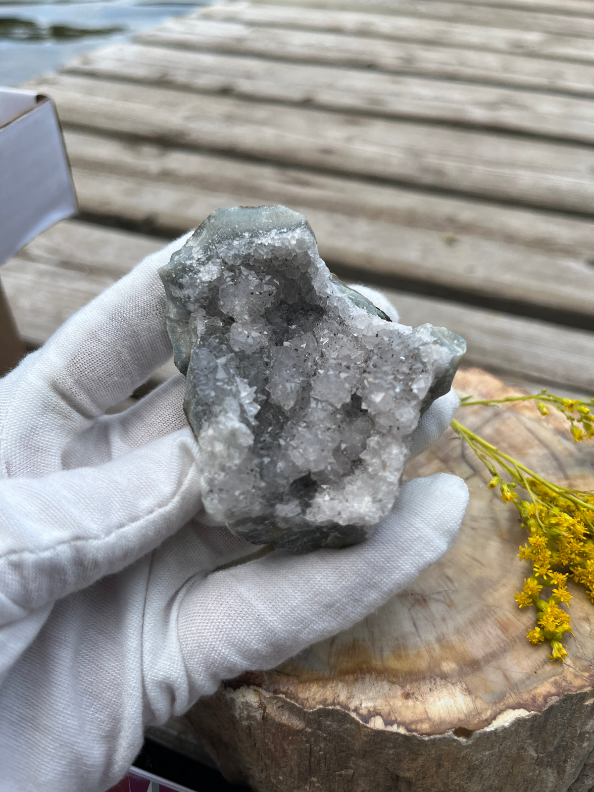 Raw Brazilian Amethyst Geode Specimen - Natural Sparkling Quartz Druzy Cave