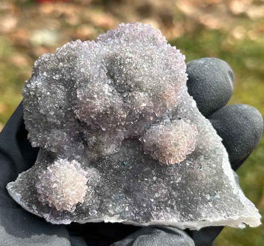 Brazil Zeolite Amethyst Flower Cluster • Lavender Crystal Rosette • Rare Brazilian Zeolite Formation • Cleansing & Healing Crystal
