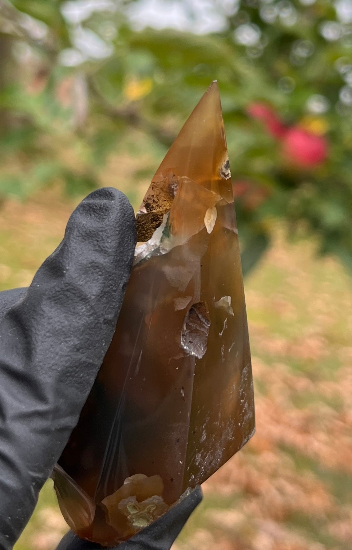 Natural Agate Geode Diamond Point | Polished Agate Crystal Tower | Unique Agate Crystal Display | Healing Geode Specimen | Home Decor & Gift