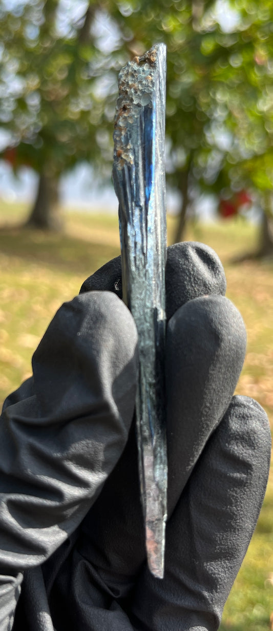 Vivianite Crystal from Brazil | Rare Dark Green Mineral Specimen for Self-Reflection & Insight