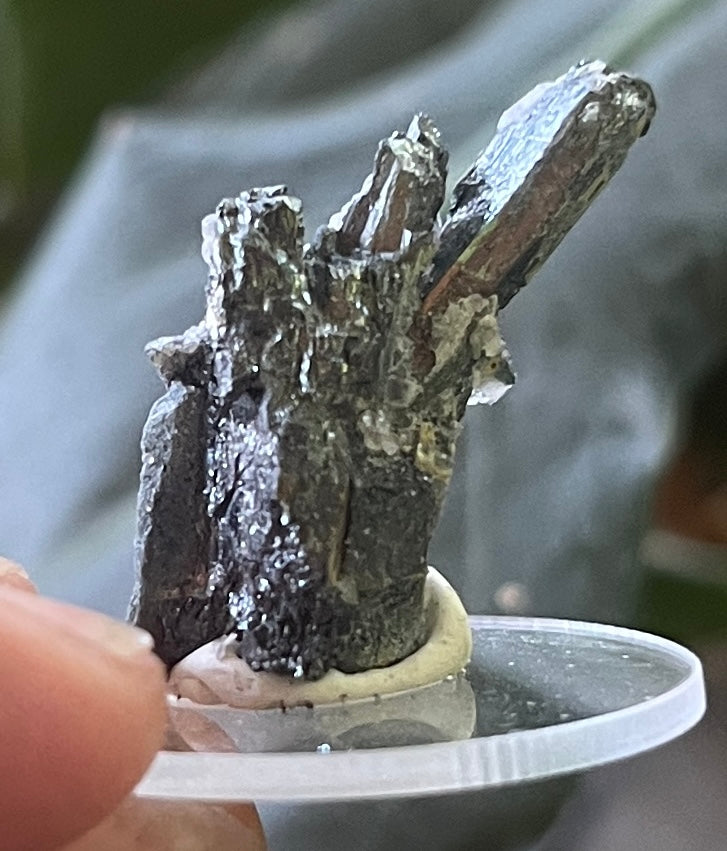 Stibnite With Fluorite Blade | Uv Reactive Crystal Specimen