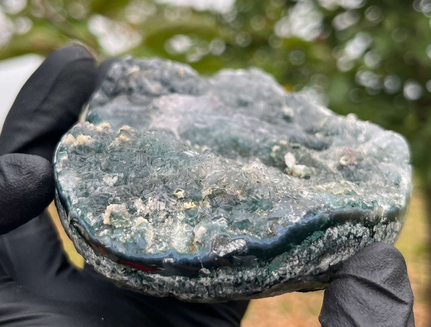 Green Amethyst Heart - Healing Crystals. Gift for her, gift for him.