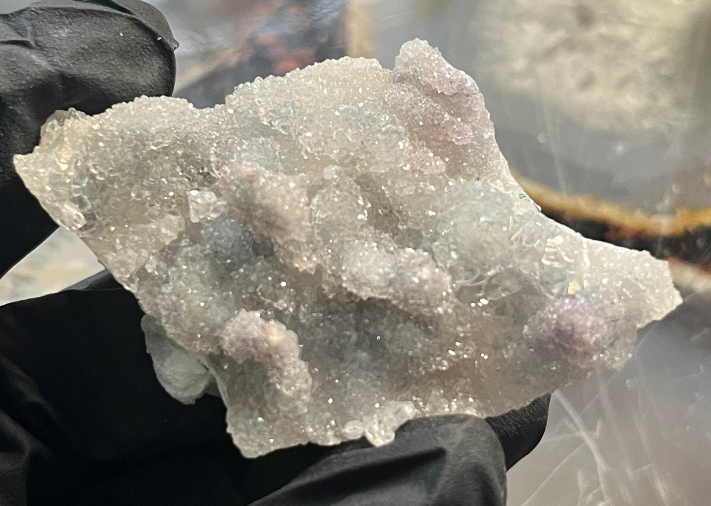 Brazil Zeolite Amethyst Flower Cluster • Lavender Crystal Rosette • Rare Brazilian Zeolite Formation • Cleansing & Healing Crystal