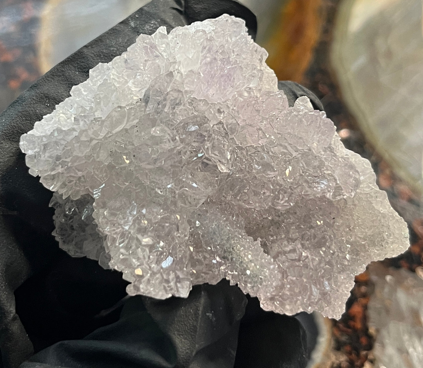 Brazil Zeolite Amethyst Flower Cluster • Crystal Rosette • Rare Brazilian Zeolite Formation • Cleansing & Healing Crystal