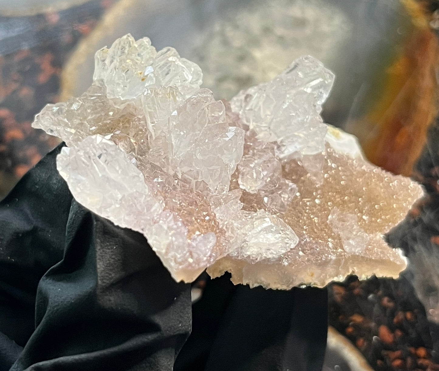 Brazil Zeolite Amethyst Flower Cluster • Crystal Rosette • Rare Brazilian Zeolite Formation • Cleansing & Healing Crystal