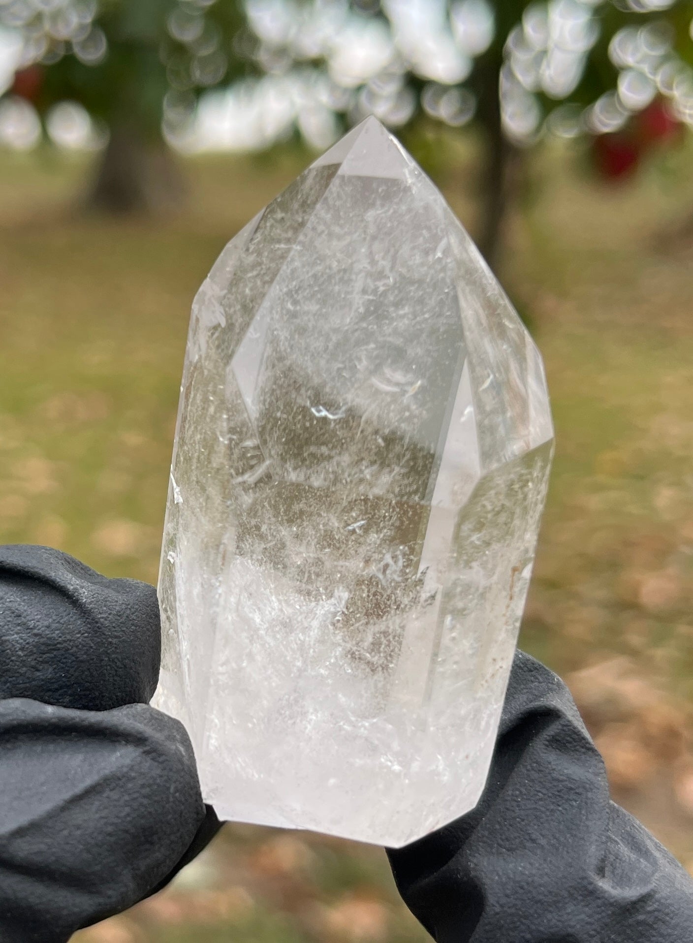 Clear Quartz Point Tower - Large Natural Crystal Generator - Healing Energy Decor - High Grade Raw Mineral Specimen