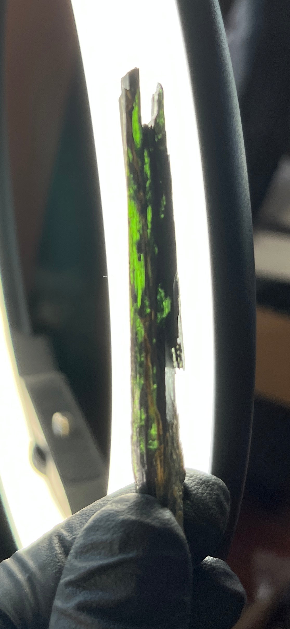 Vivianite Crystal from Brazil | Rare Dark Green Mineral Specimen for Self-Reflection & Insight