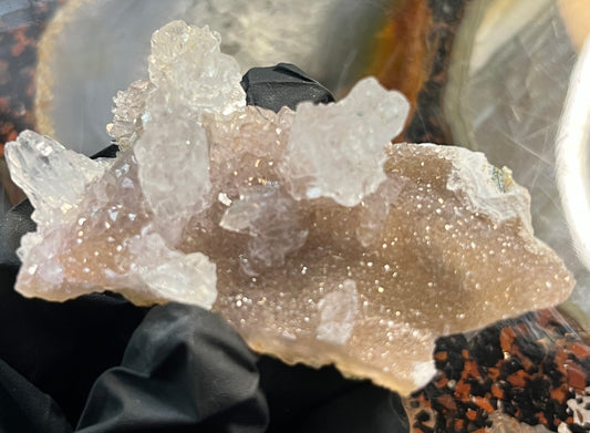 Brazil Zeolite Amethyst Flower Cluster • Crystal Rosette • Rare Brazilian Zeolite Formation • Cleansing & Healing Crystal