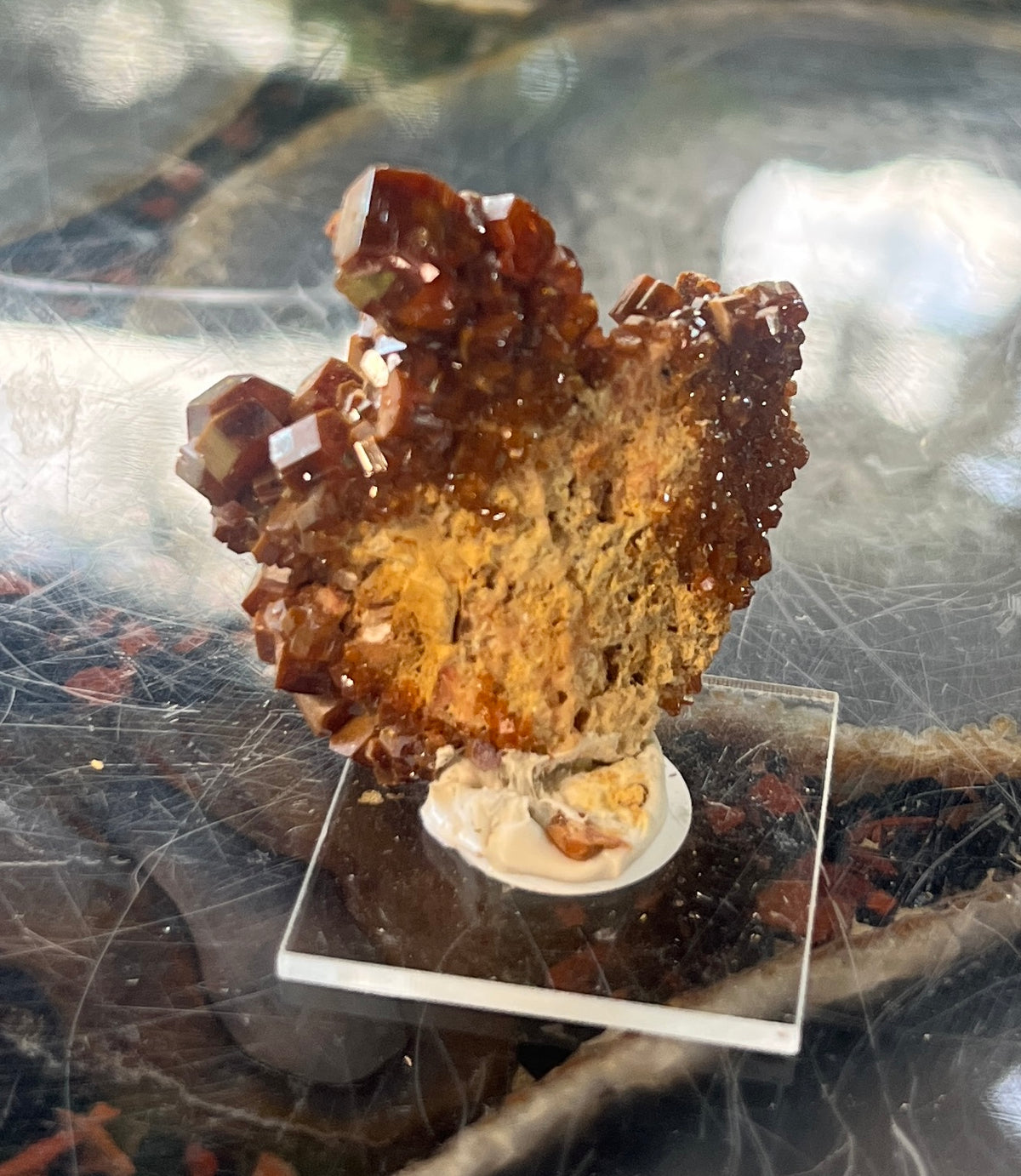 Vanadinite Crystal Cluster - Powerful Grounding & Physical Energy.