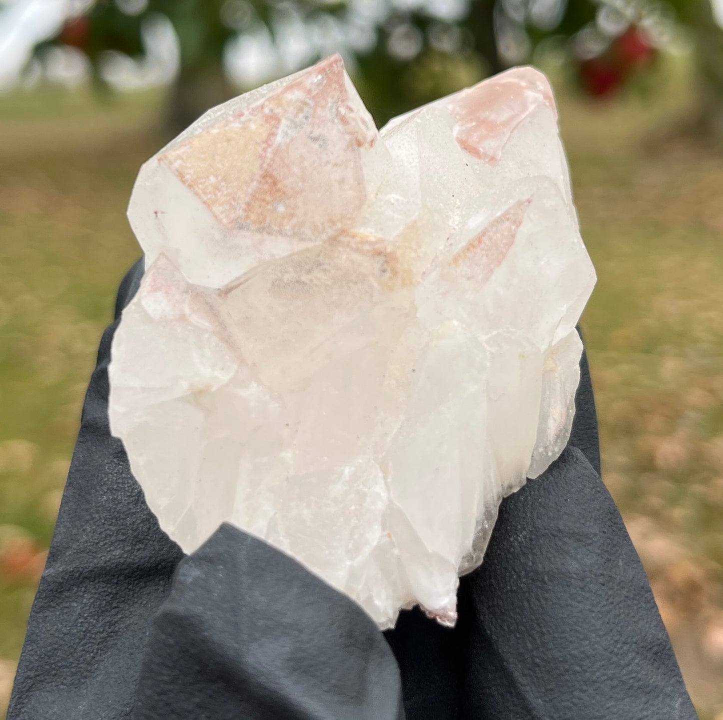 Rare Pink Lithium Quartz Cluster - Natural Crystal for Stress Relief, Calmness, and Energy Work - High-Quality Specimen