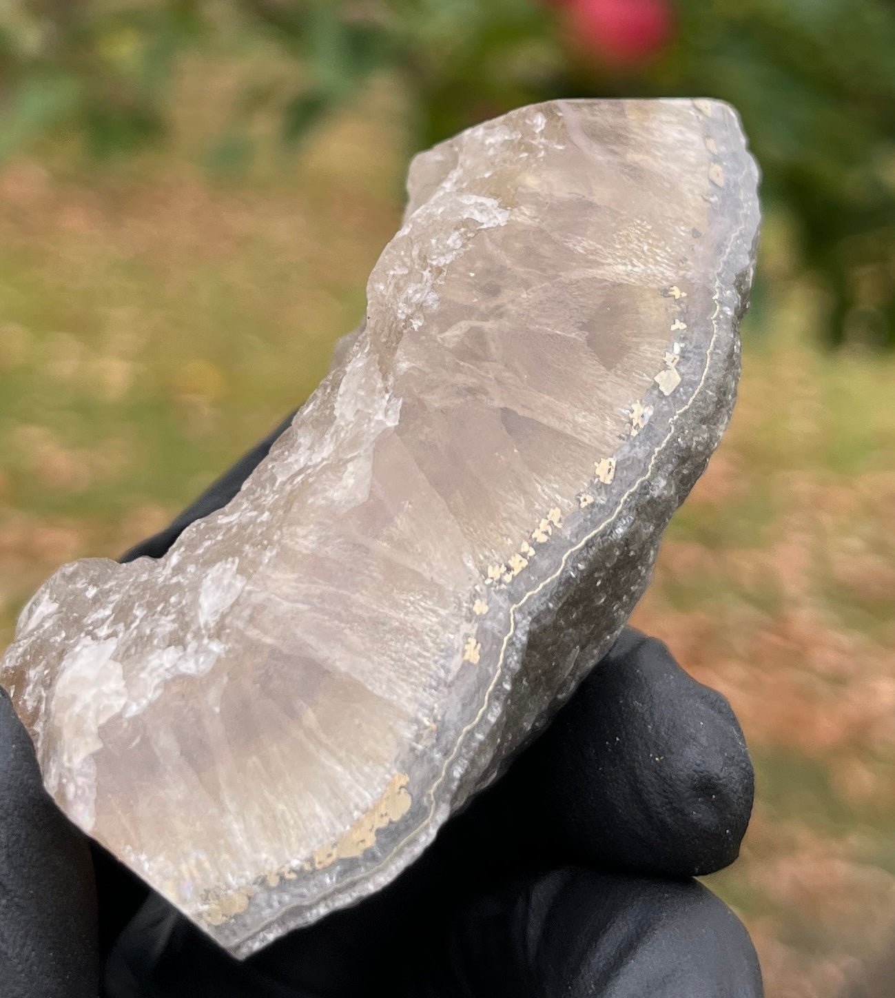 Quartz Geode Tower | Polished Crystal Point with Druzy Cavity & Pyrite Inclusions | Unique Crystal for Home, Altar & Meditation