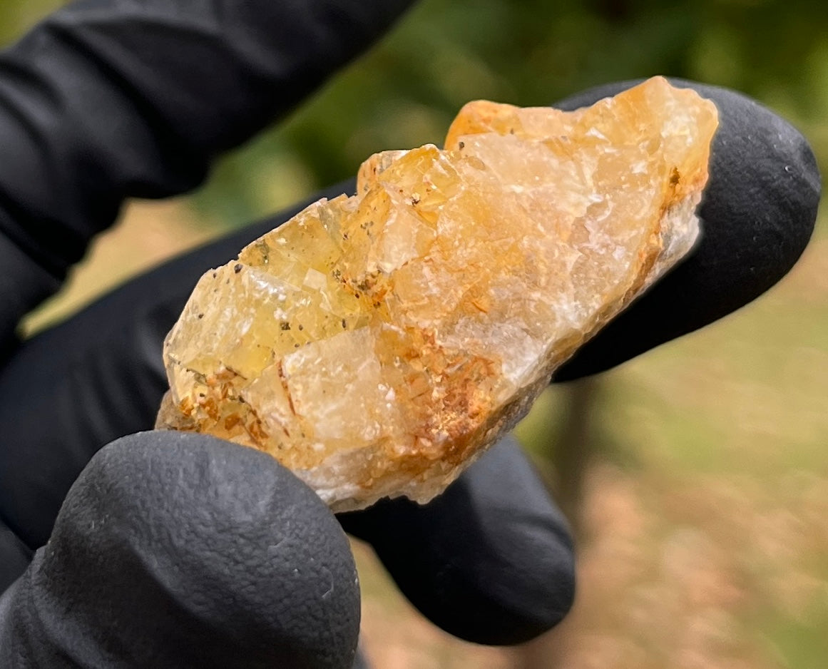 Raw Yellow Fluorite Crystal | Golden Fluorite Specimen | Natural Healing Stone for Focus, Creativity & Positivity | Spiritual Gift