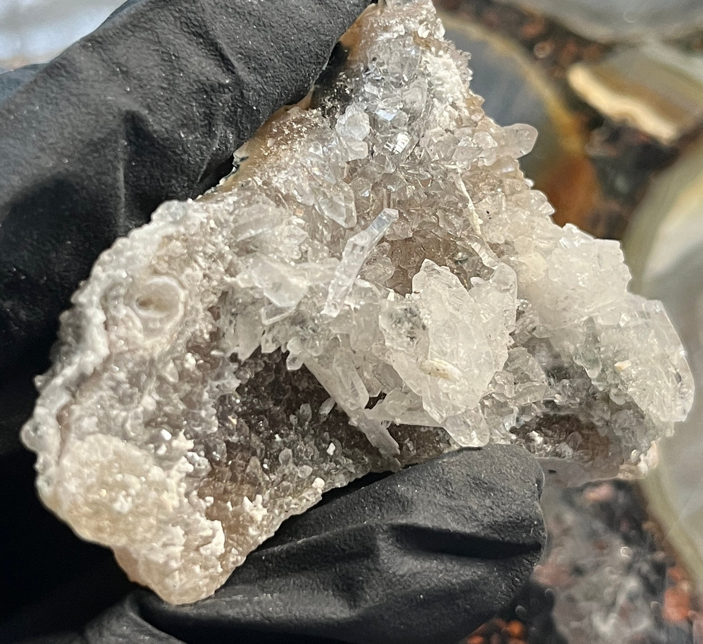Brazil Zeolite Amethyst Flower Cluster • Crystal Rosette • Rare Brazilian Zeolite Formation • Cleansing & Healing Crystal