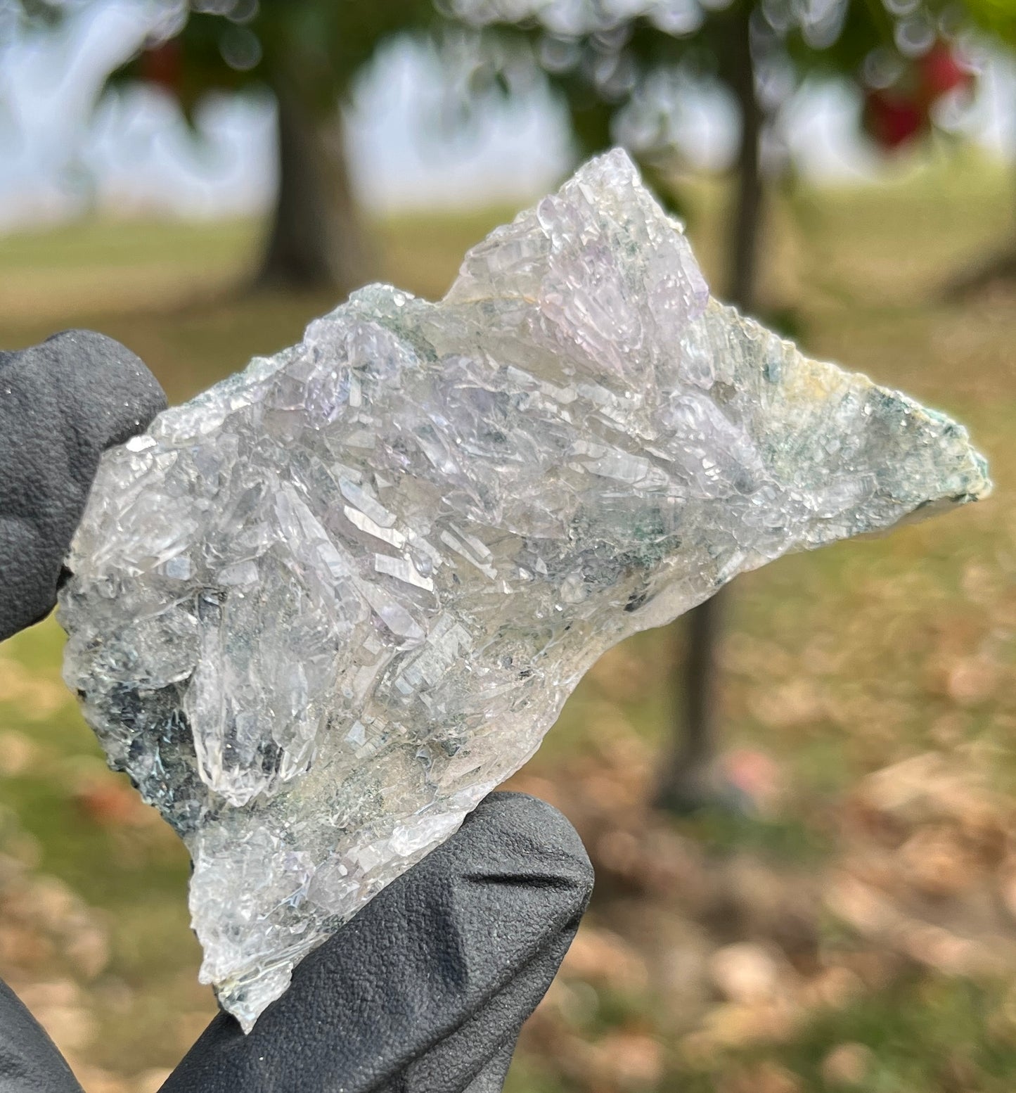 Brazil Zeolite Amethyst Flower Cluster • Lavender Crystal Rosette • Rare Brazilian Zeolite Formation • Cleansing & Healing Crystal
