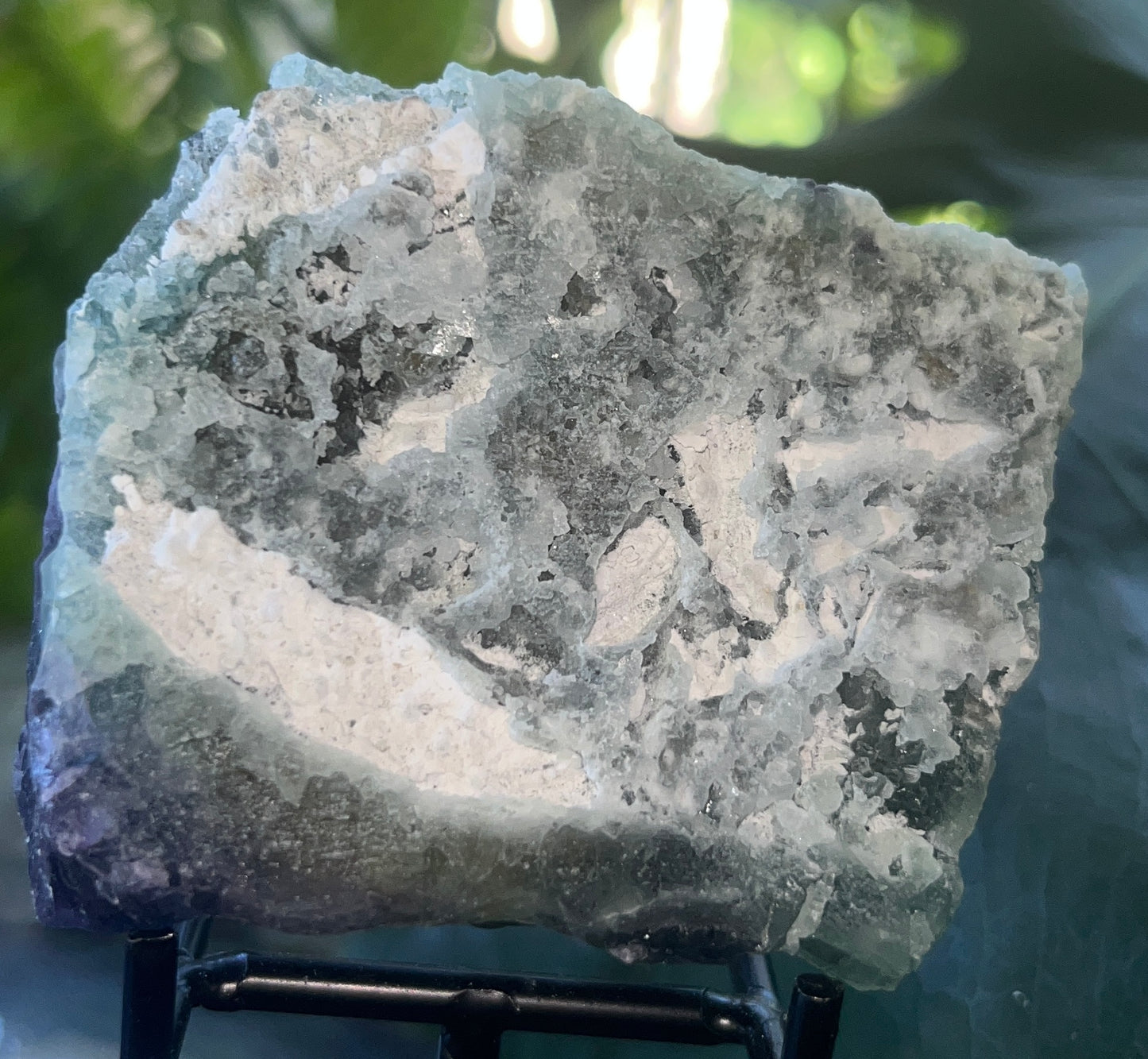 Purple Flourite Crystal Cluster with Cubes - Intuition Awareness