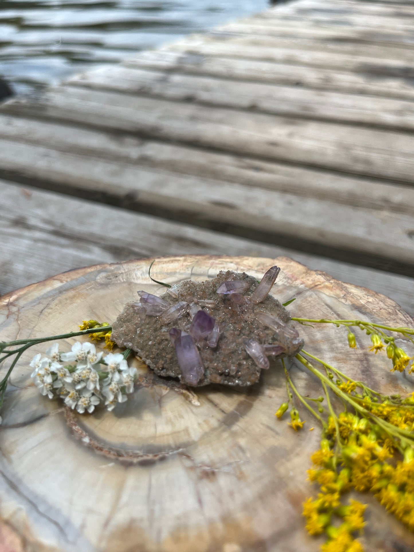 Natural Vera Cruz Amethyst Specimen Cluster | Rare Purple Quartz Crystals on