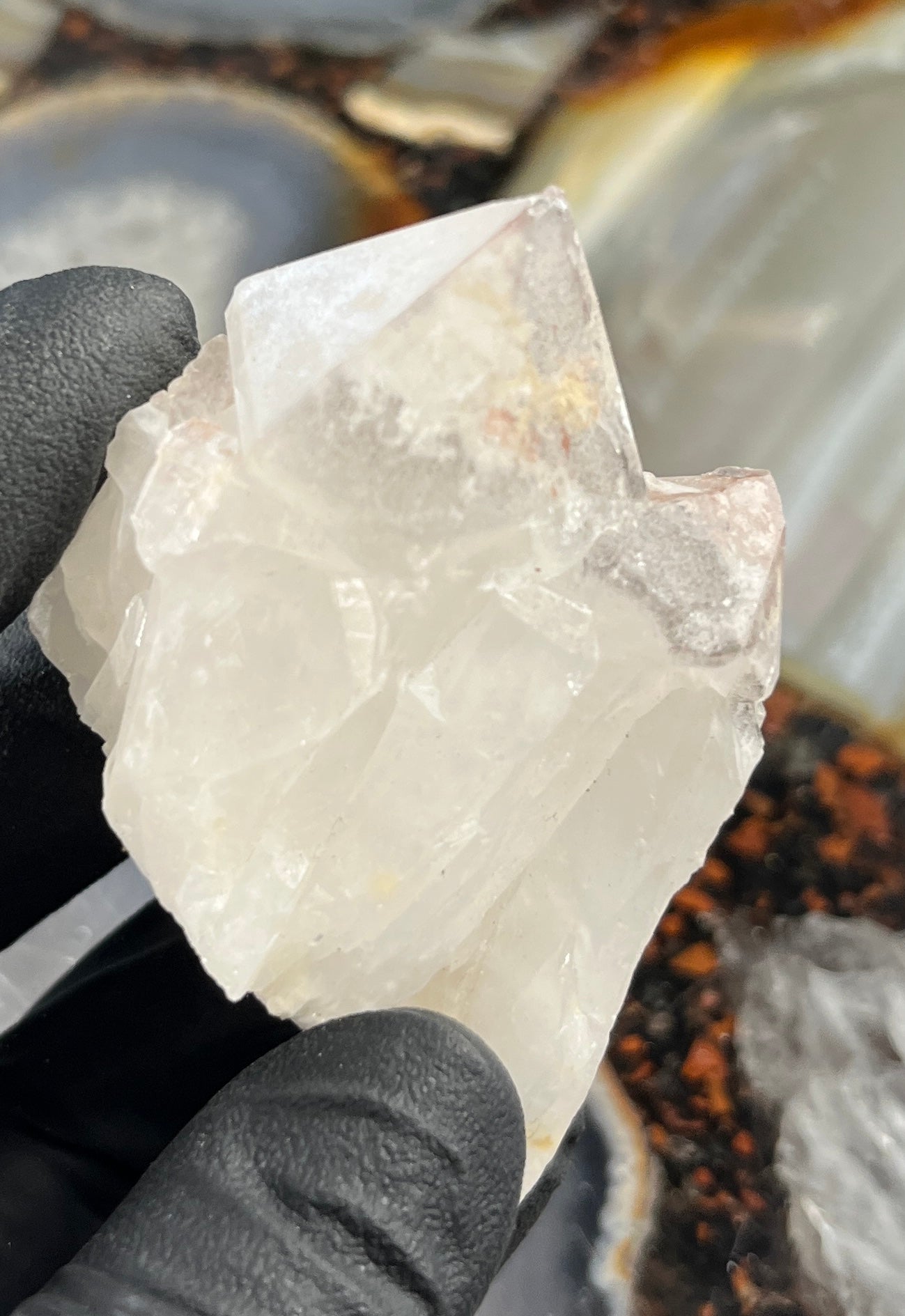 Rare Pink Lithium Quartz Cluster - Natural Crystal for Stress Relief, Calmness, and Energy Work - High-Quality Specimen