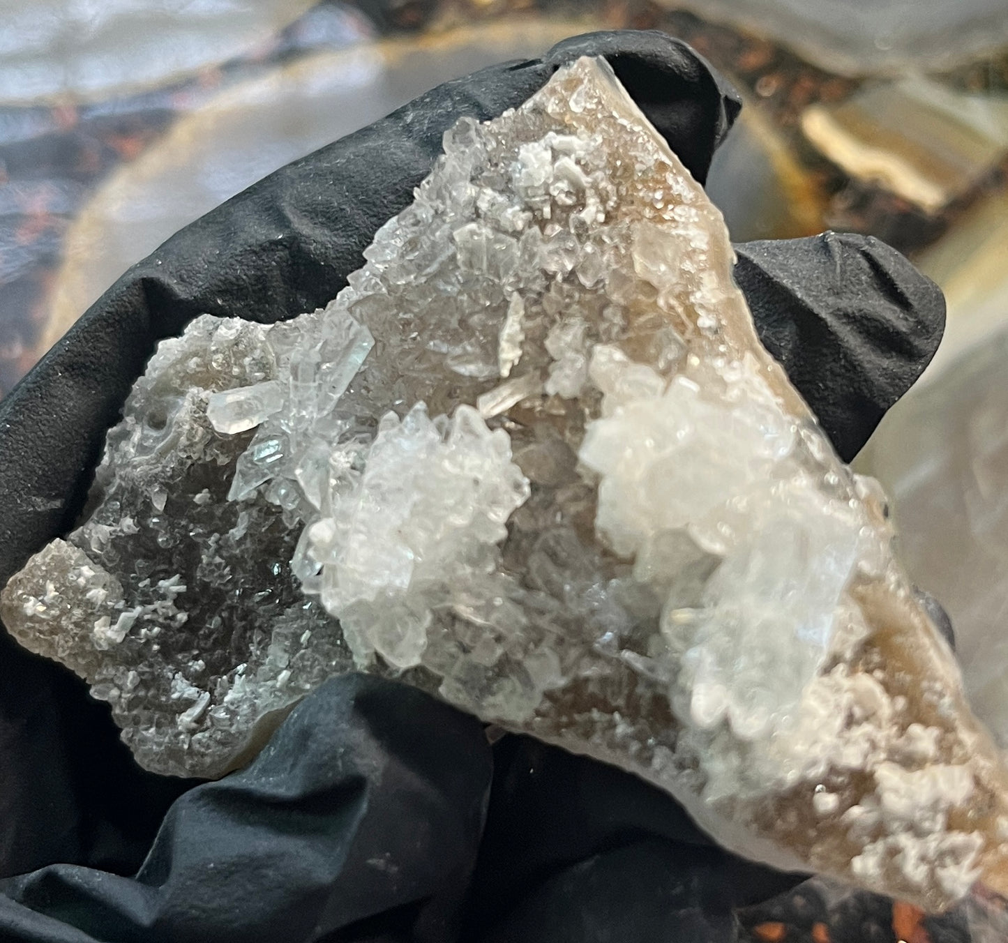 Brazil Zeolite Amethyst Flower Cluster • Crystal Rosette • Rare Brazilian Zeolite Formation • Cleansing & Healing Crystal