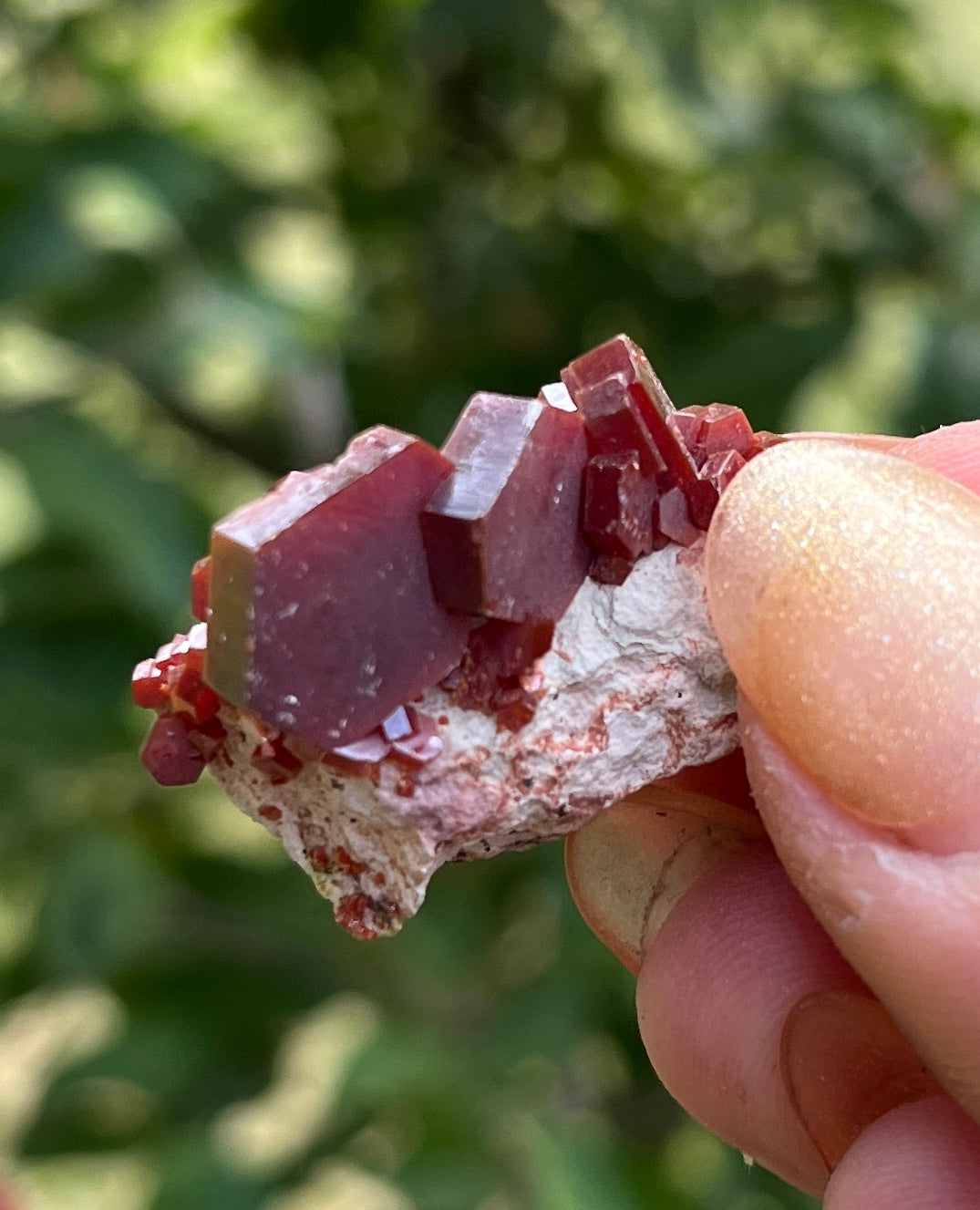 Vanadinite Crystal Cluster - Powerful Grounding & Physical Energy.