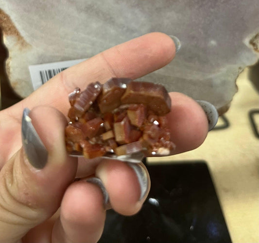 Vanadinite Crystal Cluster - Powerful Grounding & Physical Energy.