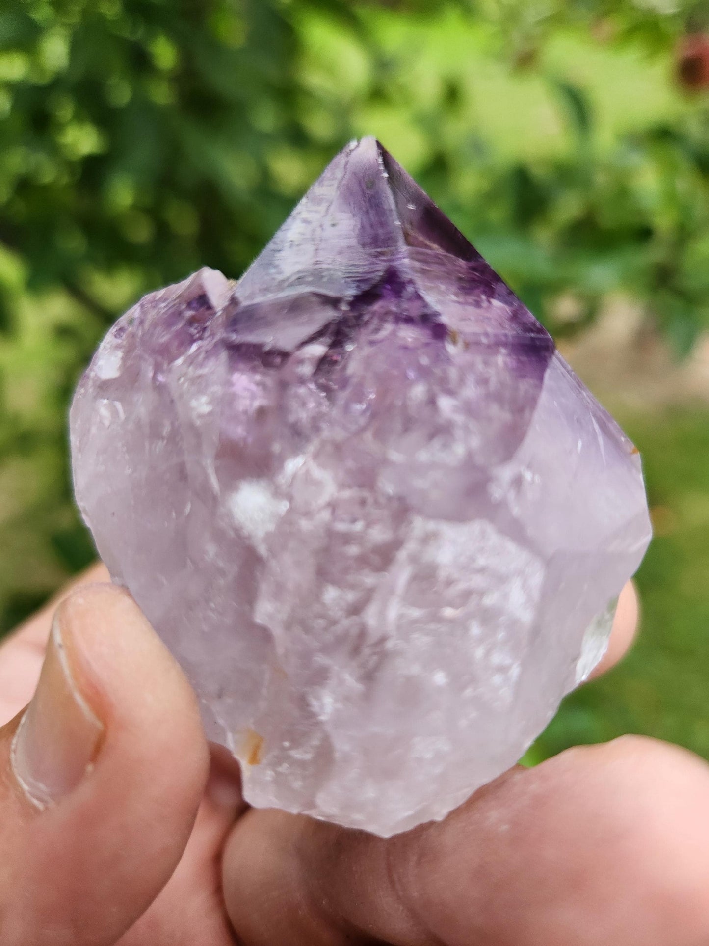Single Amethyst Crystal Point – Natural Amethyst for Calm, Intuition & Spiritual Balance | Crown Chakra Healing, Stress Relief  Energy Prote