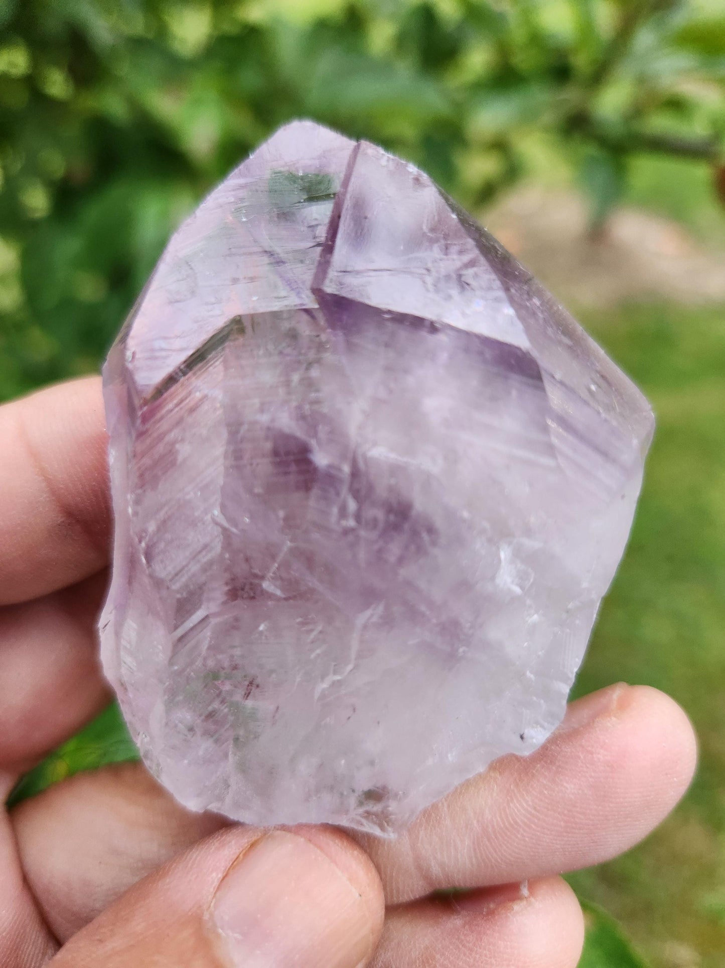 Single Amethyst Crystal Point – Natural Amethyst for Calm, Intuition & Spiritual Balance | Crown Chakra Healing, Stress Relief  Energy Prote