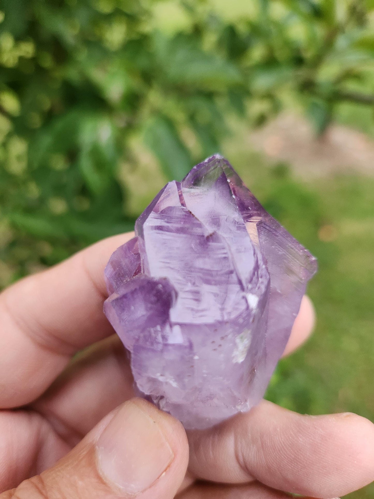 Single Amethyst Crystal Point – Natural Amethyst for Calm, Intuition & Spiritual Balance | Crown Chakra Healing, Stress Relief  Energy Prote