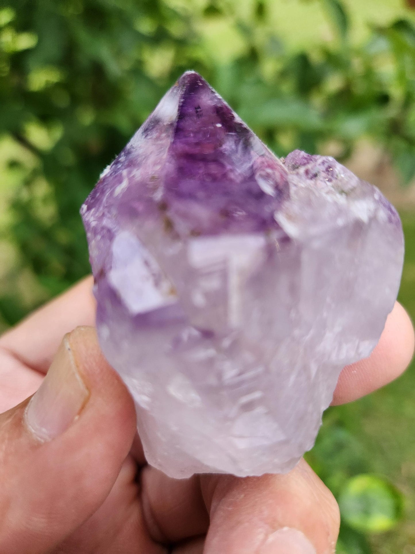 Single Amethyst Crystal Point – Natural Amethyst for Calm, Intuition & Spiritual Balance | Crown Chakra Healing, Stress Relief  Energy Prote