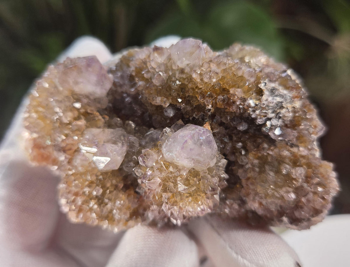 Natural Spirit Quartz Cluster on Matrix – Sparkling Druzy Crystal Points